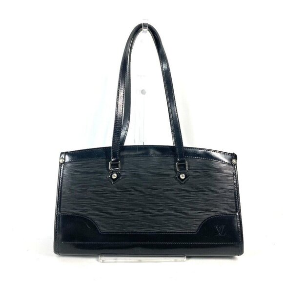 LOUIS VUITTON M59332 Epi Madeleine PM Shoulder Bag Tote Bag Leather Noir Black - Picture 1 of 16